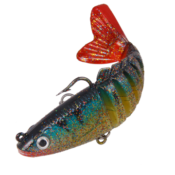 8-Segment Multi-Jointed Swimbait 9cm 17.5g Lead Rigid Bass Fishing Lure