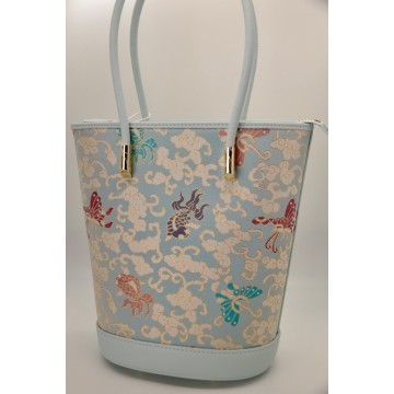 Bolso de mano para mujer Song Brocade Goldfish Butterfly