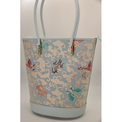 Bolso de mano para mujer Song Brocade Goldfish Butterfly