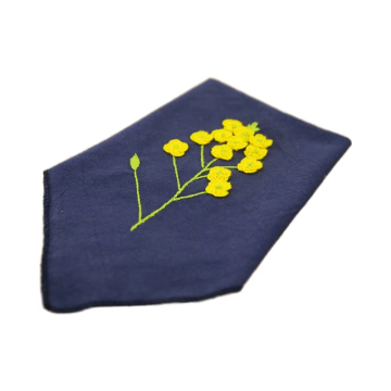 Daily Universal Simple Fashion: Exploring the Trend of Square Rapeseed Flower Patterns