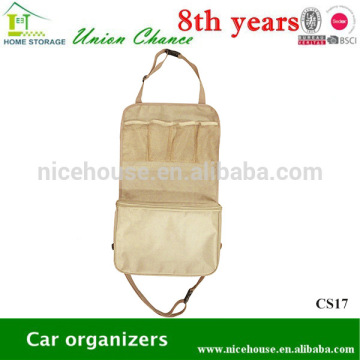 Multi-functional polyester car organizer backseat bag