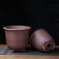 8.5cm Purple Clay Orchid Bunga Pot