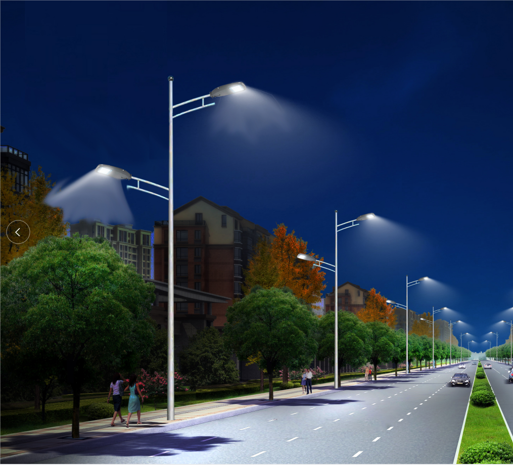 Customized Galvanized Street Light Pole Lamp Pole