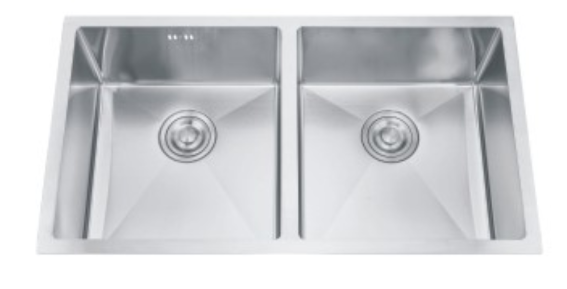 Fregadero de cocina de doble cubeta de alta calidad