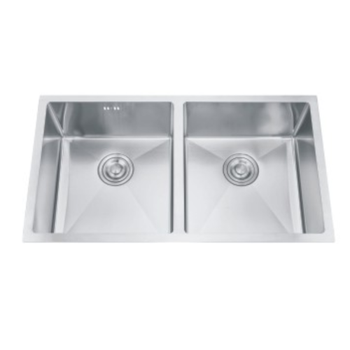 Fregadero de cocina de doble cubeta de alta calidad