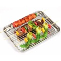 ชั้นวางเบเกอรี่ที่ปลอดภัยสำหรับเตาอบ 3 ชั้น Biscuit Baking Cooling Rack