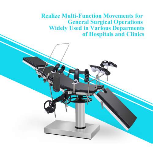 Gynecology manual operation table mobile operation table