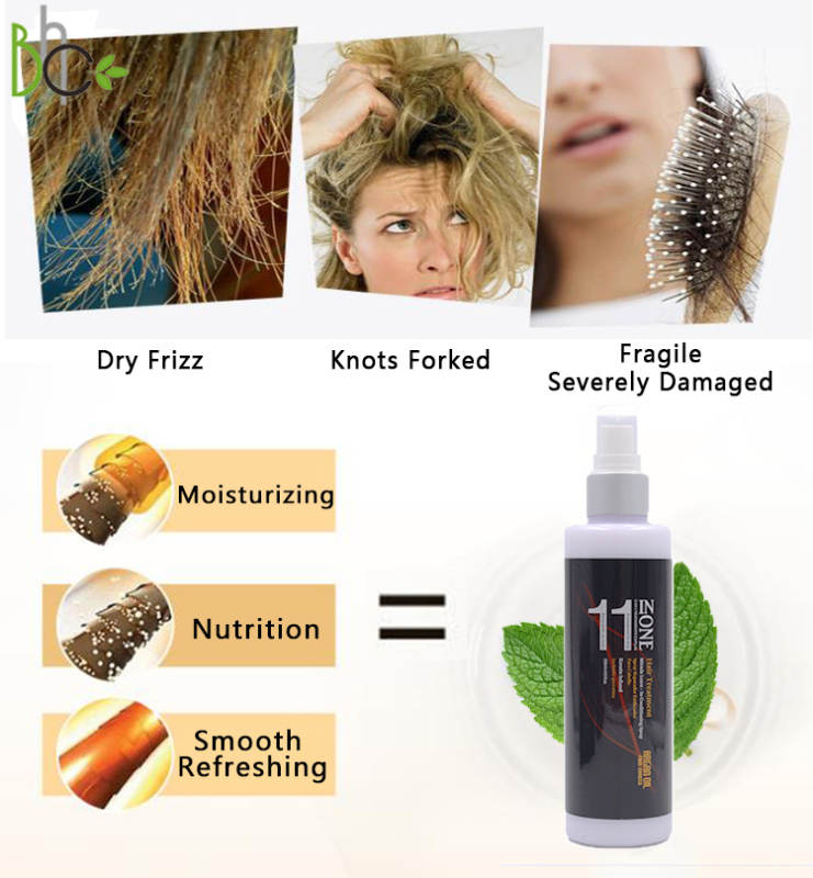 NUSPA 11 IN ONE Multifunctional For Wholesales Collagen Keratin Treatment Repair Hair Follicle Spray