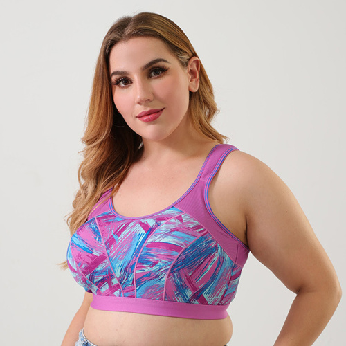 Reggiseno sportivo da palestra con coppa G fantasia donna in stock