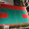 Baldosas de PP de una sola capa de baloncesto al aire libre multiusos