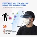 Sombreiro protector facial Máscara protectora anti spitting Splash