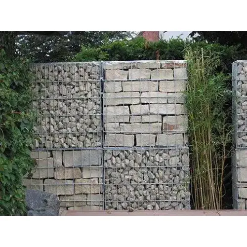 Mur de panier en pierre / boîte de gabion soudée