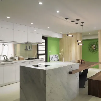 Antique Solid Wood Kitchen Cabinet for Storage