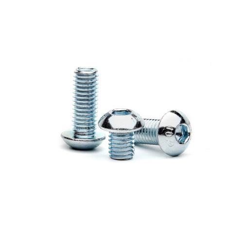 ISO7380 Blue White Zinc Hex Socket Screws