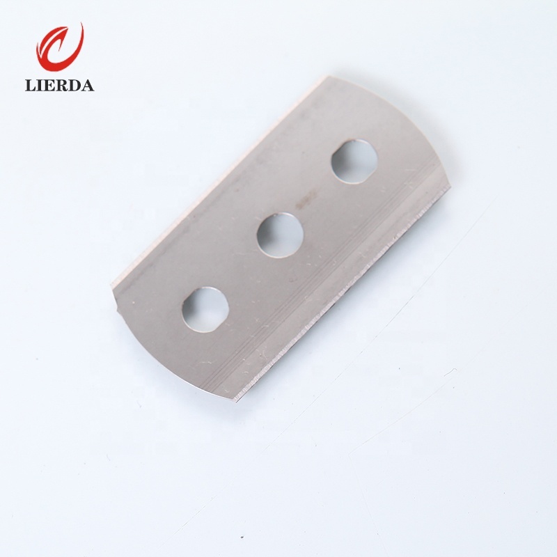 43x22mm Round Head Three-Hole Disc Sampler Blade for Weight Meter