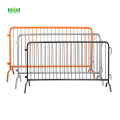 Temporary fence expandable barrier