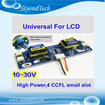 For 15-22inch LCD Screen 9-28V 4 Lamps New Universal CCFL LCD Screen Inverter with L5 cable