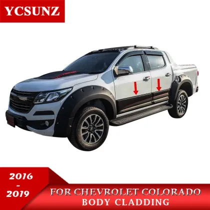 Body Cladding for COLORADO 2018 Double Cab - Factory Body Trim S10 Colorado 2017 Accessories