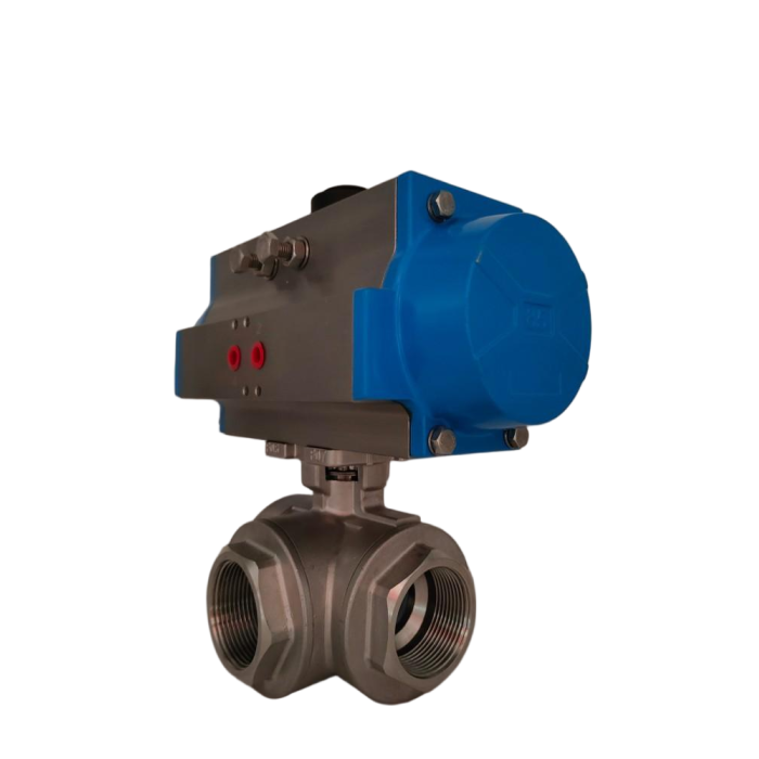 Van bướm khí nén lệch tâm - lệch tâm