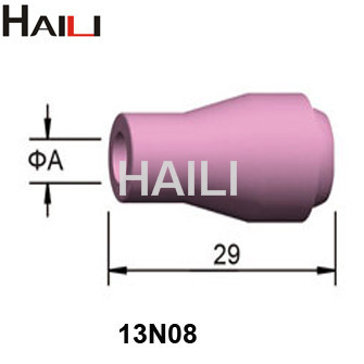 13N08 Ceramic Nozzle for WP tig welding torch