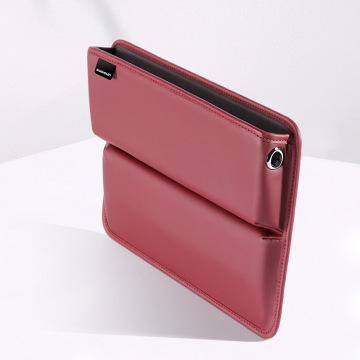 PU Leather Car Storage Box - Seat Gap Filler Organizer