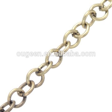 6mm 2015 hot sale cross jewelry chain factory gold filled chain
