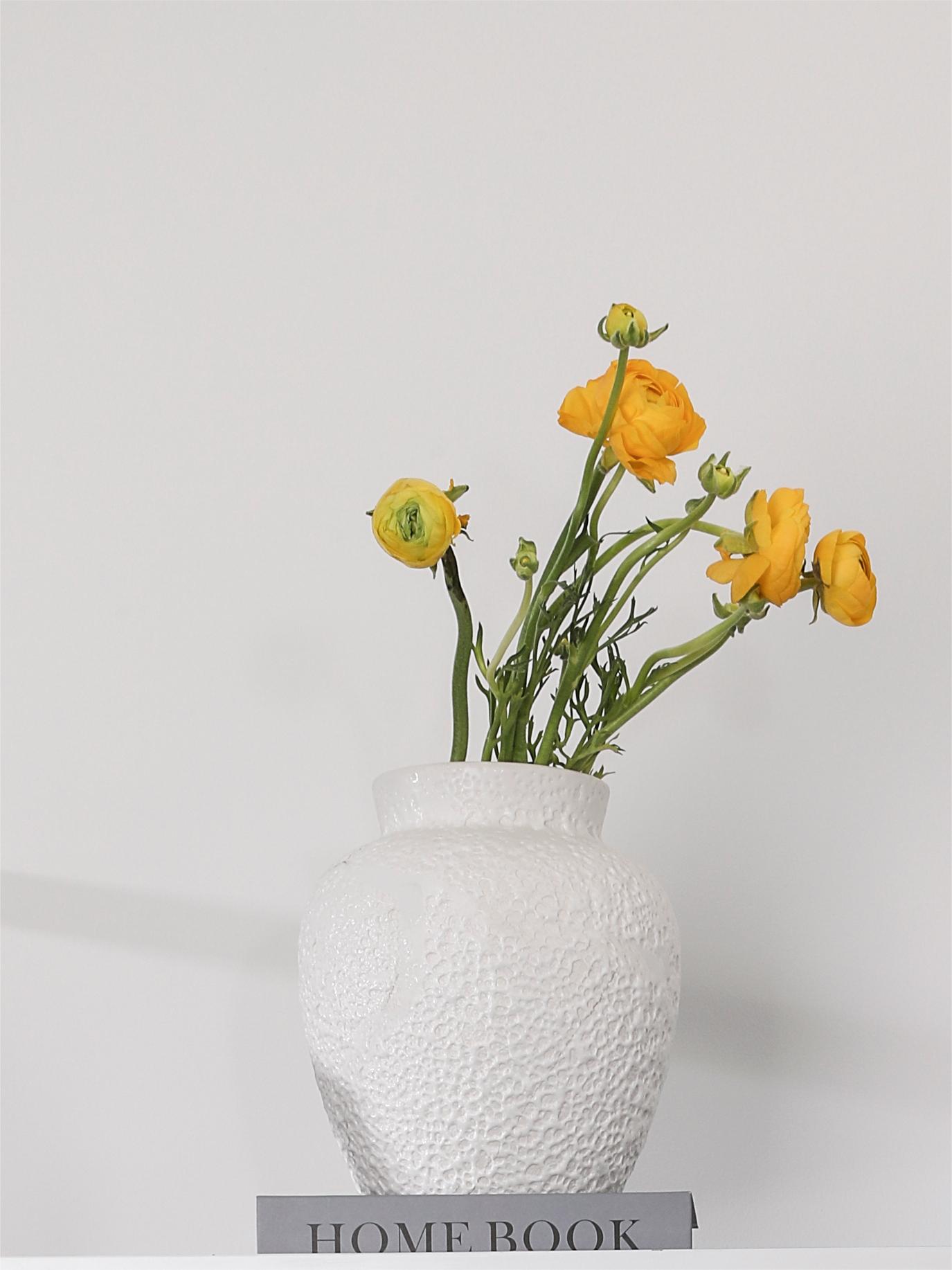 Easter White Ceramics Vase