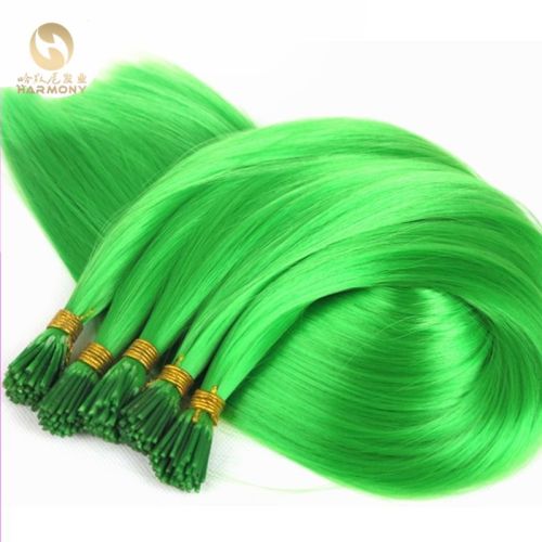 XUCHANG HARMONY Synthetic hair wholesale colored synthetic i tip hair