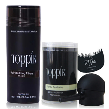 27.5g Toppik Hair Growth Fibers Keratin Thickening Spray Topic Hair Building Fibers Hair Loss Products Powder Set For Hair