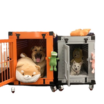 Portable Aluminum Alloy Dog Cage: Ideal for Travel, Camping, and Daily Use
