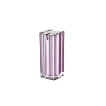 luxury 15ml 30ml 50ml 100ml empty square plastic packaging acrylic cosmetic lotion bottle cream jar set