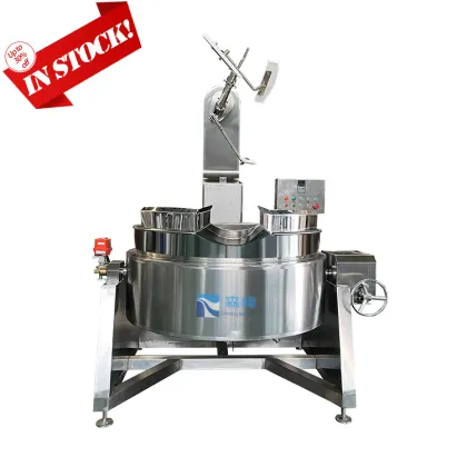 Fully Automatic Electric Tilting Bean Paste Cooking Pot Machine