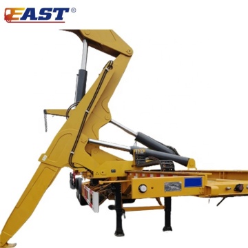 East Low Price 30 Ton Capacity 20ft/40ft Container Side Loader Trailer with Crane