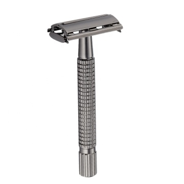 Long Razor Handle with Butterfly Opening: Men's Facial Shaving Tool