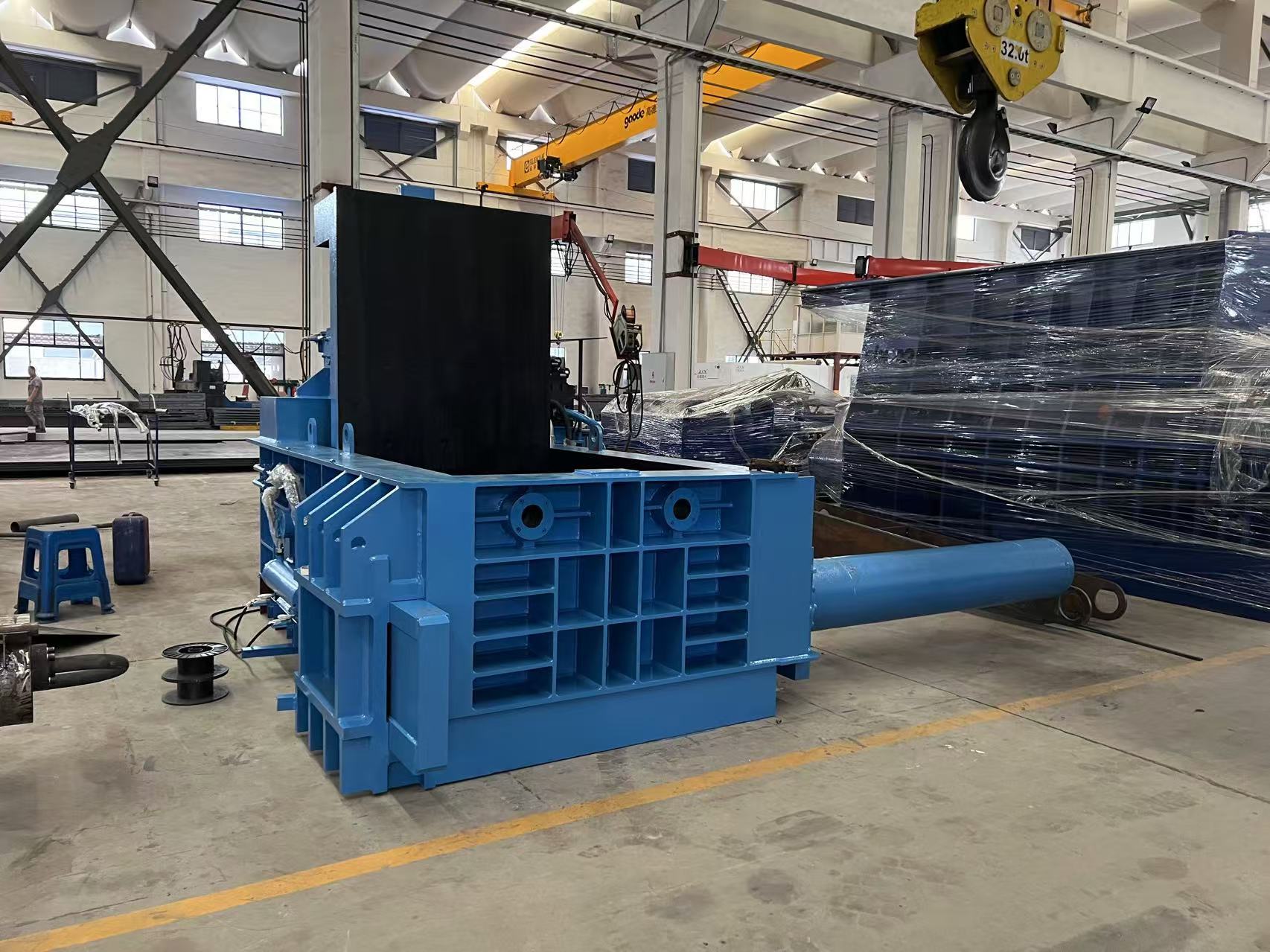 Gaode Scrap Metal Hydraulic Horizontal Press Baling Machine