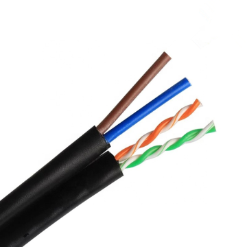 2C Power Wire Cat5e/CAT6 LAN Cable for Outdoor and Indoor Use