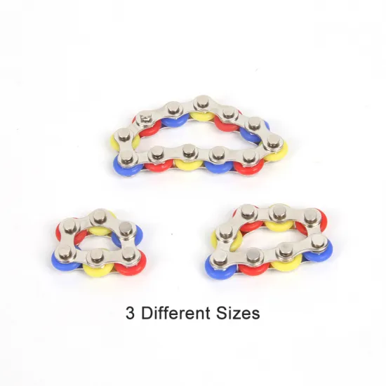 Decompression Toys: Popular Spinner Roller, Flippy Ring, and Fidget Bike Chain for Stress Relief and Creativity - Suitable for Adults and Kids