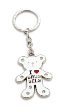 Metal Bear Keyring 544