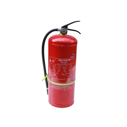 6 kg ABC Dry Chemical Powder Fire Extinguisher - Portable Steel Fire Fighting Equipment