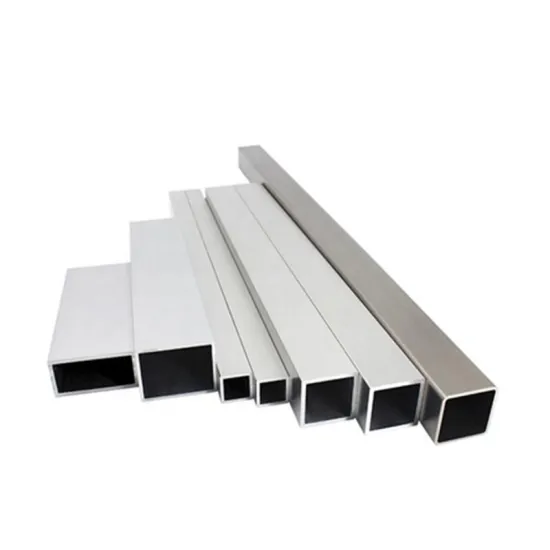 Custom Extruded Aluminum Square Tube 6063 - Hollow Aluminum Pipes