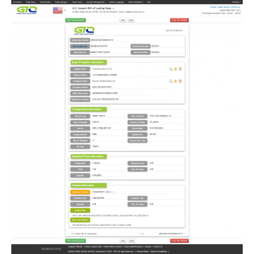 U.S. Import Custom Data of ACRYLIC EMULSION PAINT