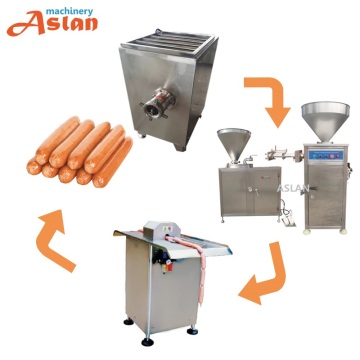 Customized High Quality Sausage Production Line: Filling, Tying, and Hot Dog Making Machines