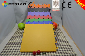 Piece Together Colorful Table Tennis Flooring For Sports Yard, Easy Installation Soccer Court