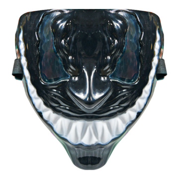 Máscara de réplica de filme de PVC de meia face Venom