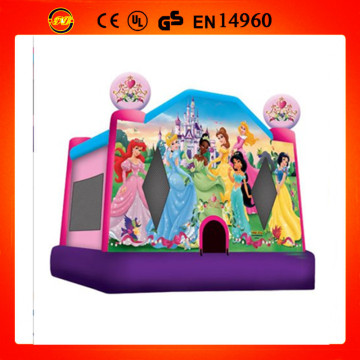 Hot sell inflatable cinderella bouncer/ cinderella bouncy house/cinderella jumping castle