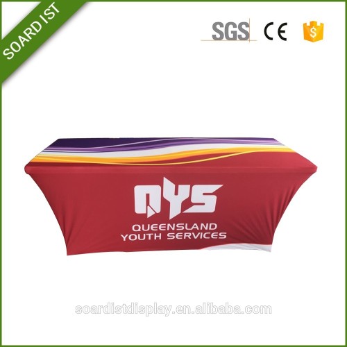 Promotianal customized stretch table cloth