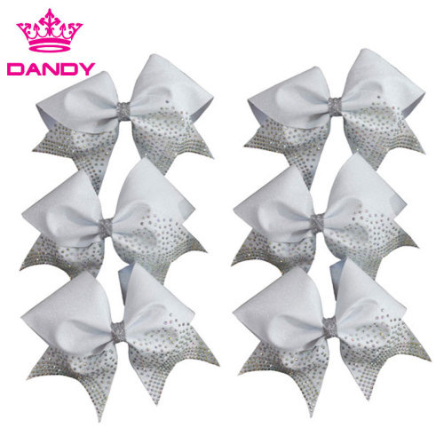 Tilpasset glitter Cheer Hair Bow for babyer