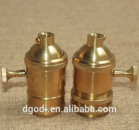 lamp holder parts and other accessories for chandeliers