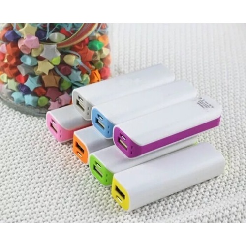 plastic mobile power banks 2600mah gift