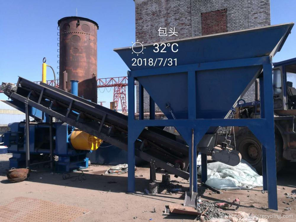 Horizontal Automatic Scrap Briquette Press for Steel Chips